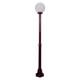 Siena 25cm Sphere Medium Post - Burgundy Finish / E27 Siena 25cm Sphere Medium Post - Burgundy Finish / E27